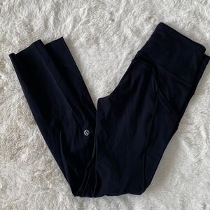 ❤️ Lululemon Fast & Free 25” Leggings Black Size 2 NWOT